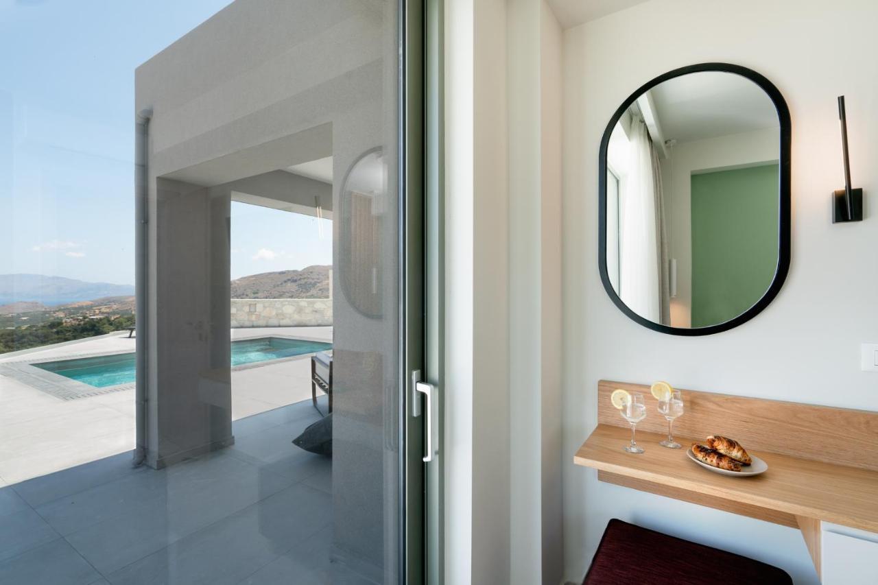Luxurious Villa Cretan Aura With Private Heated Pool, Jacuzzi And Playroom Agios Ioannis  Exterior photo